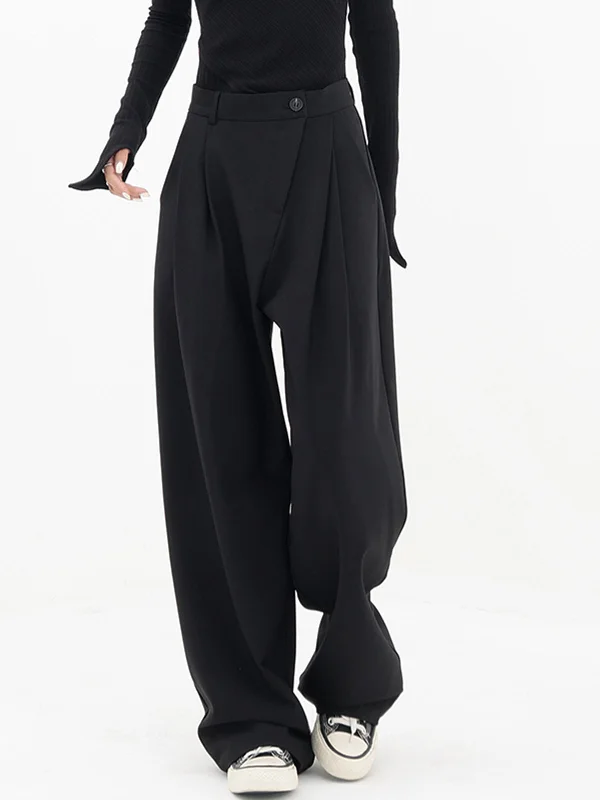 BerryBetty - Lazy Weekend Baggy Wide Leg Pants