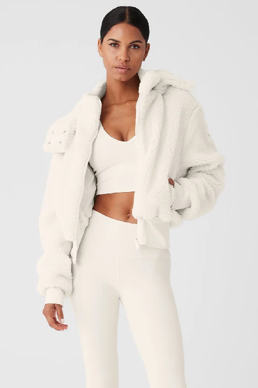 Foxy Sherpa Jacket - Ivory