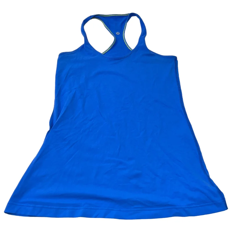 Athletic Tank Top By Lululemon In Blue, Size: M