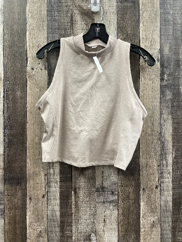 Beige Athletic Tank Top Old Navy, Size M