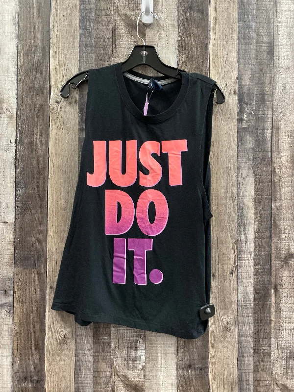 Black Athletic Tank Top Nike, Size M