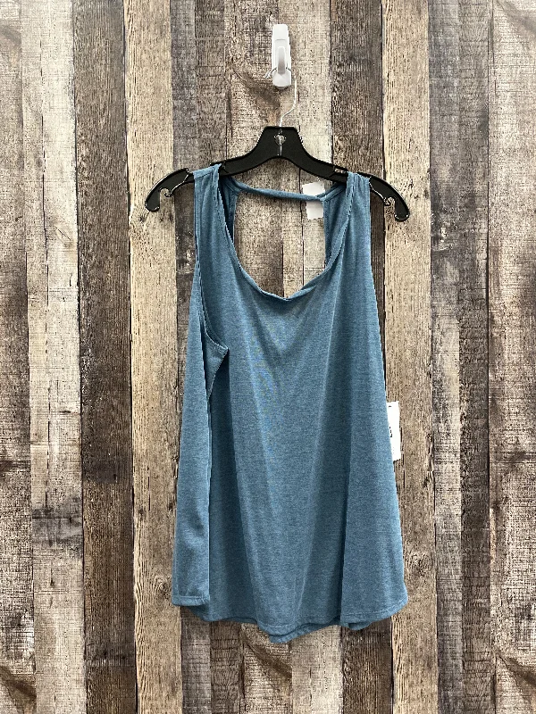 Blue Athletic Tank Top Nike Apparel, Size Xl