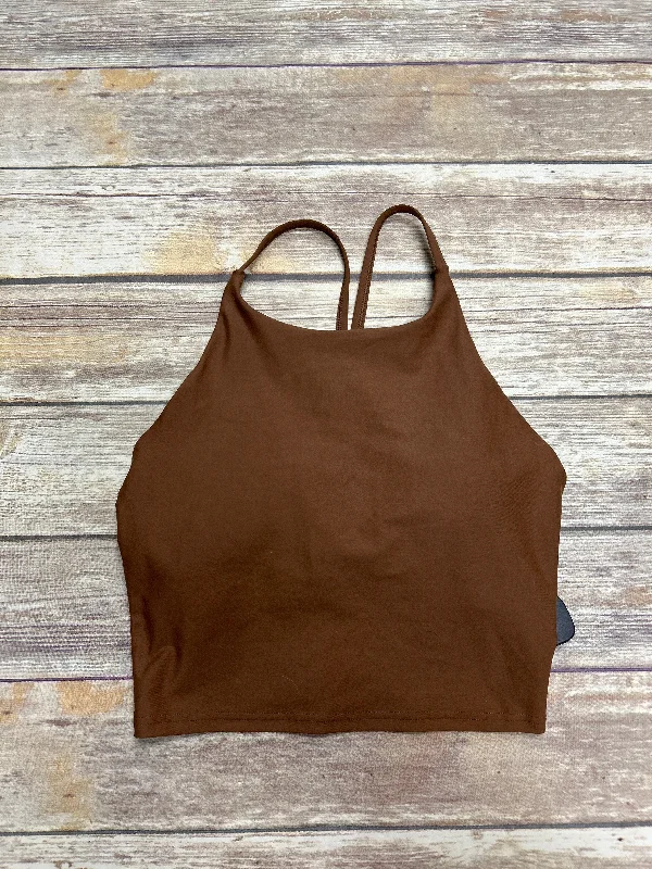 Brown Athletic Tank Top Old Navy, Size L