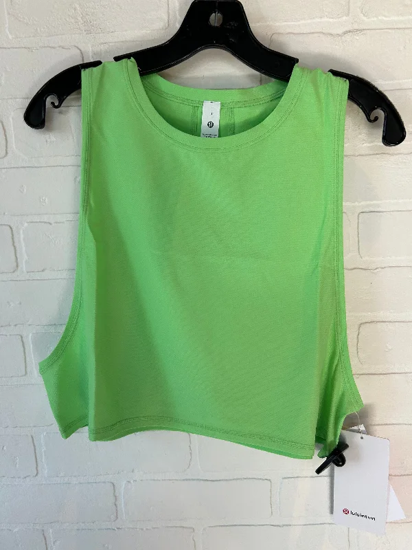 Green Athletic Tank Top Lululemon, Size M