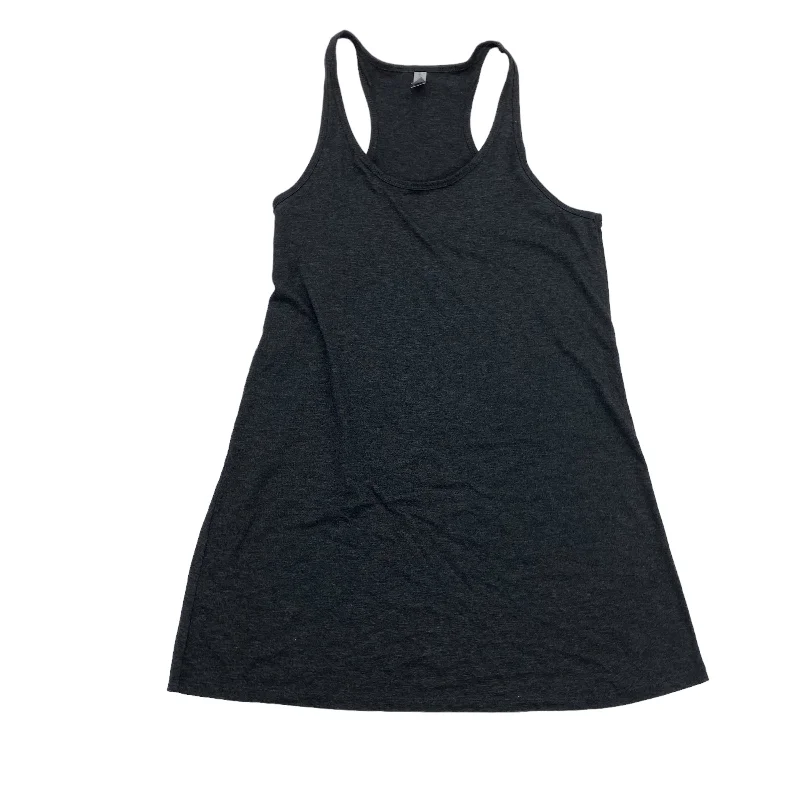 GREY NEXT LEVEL ATHLETIC TANK TOP, Size XL