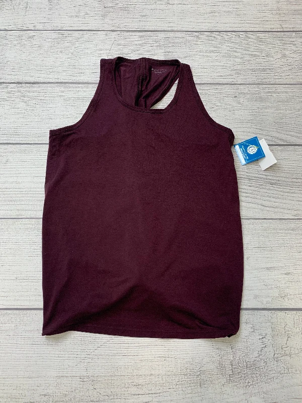 Maroon Athletic Tank Top Athleta, Size S