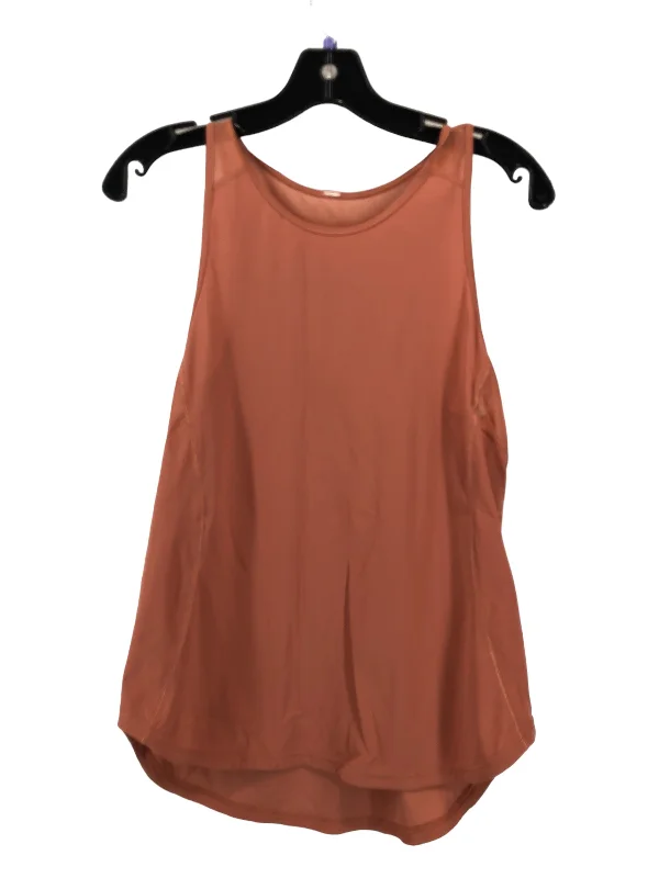 Orange Athletic Tank Top Lululemon, Size 6