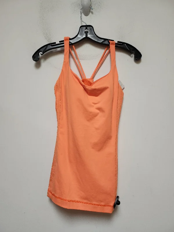 Orange Athletic Tank Top Lululemon, Size M