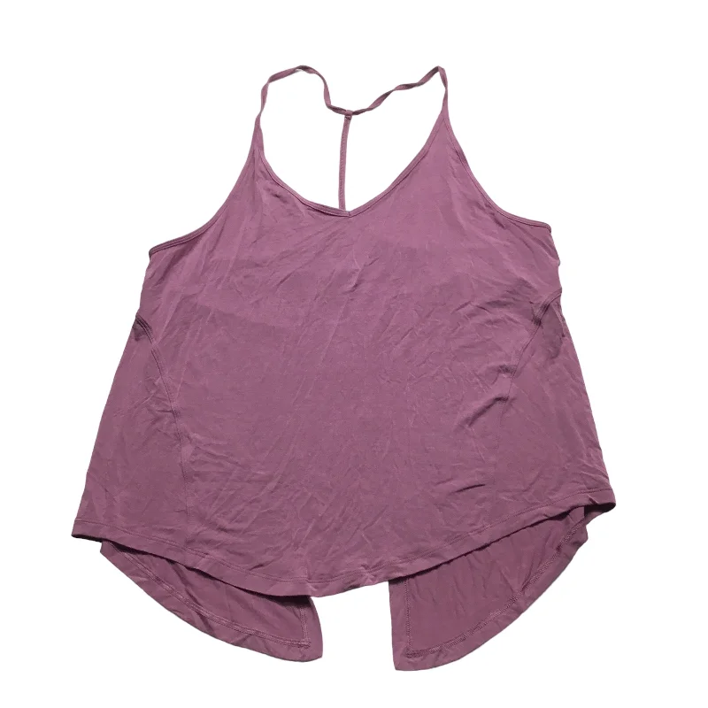 Purple Athletic Tank Top Lululemon, Size 6