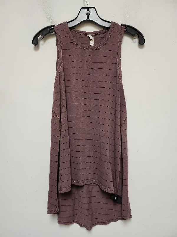 Striped Pattern Athletic Tank Top Lululemon, Size Xxs