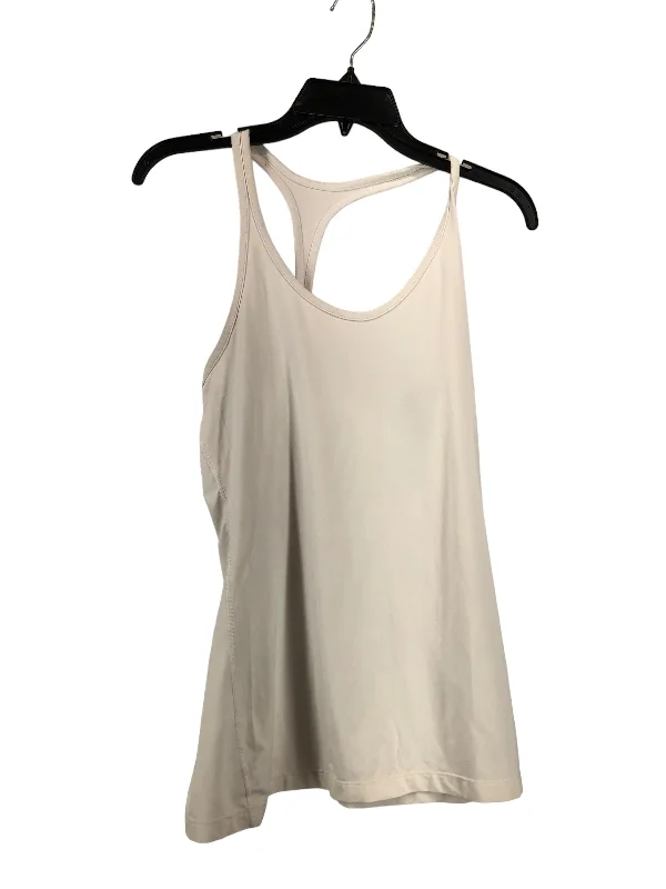 White Athletic Tank Top Nike Apparel, Size S