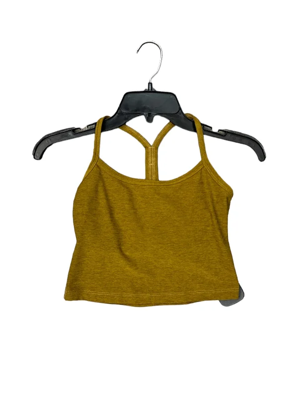 Yellow Athletic Tank Top Beyond Yoga, Size S