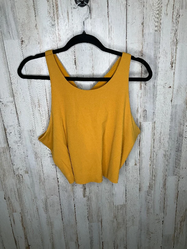 Yellow Athletic Tank Top Nike Apparel, Size 2x