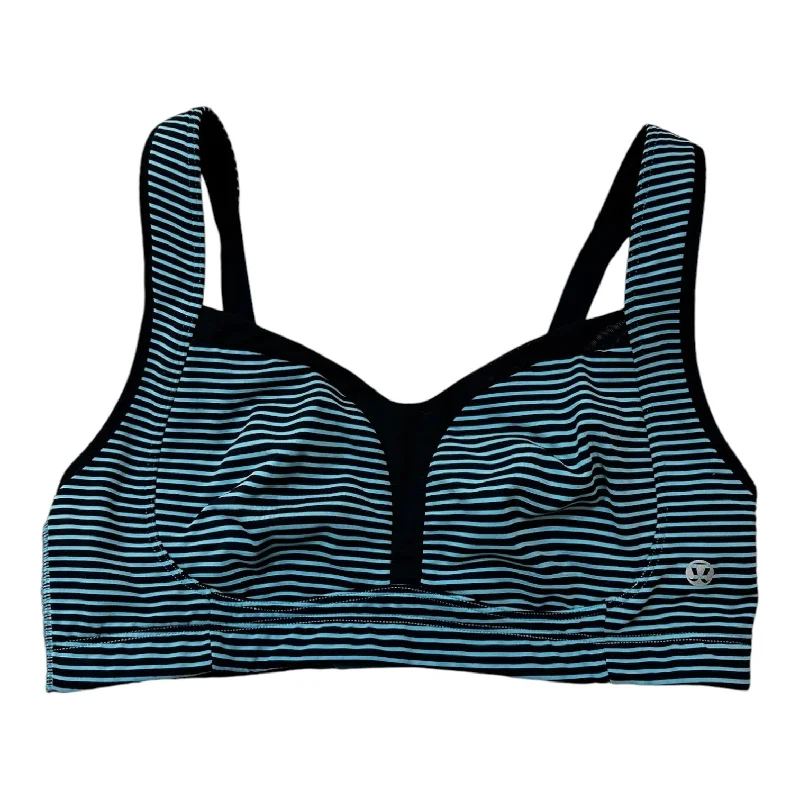 Athletic Bra By LULULEMON In Striped, Size: M