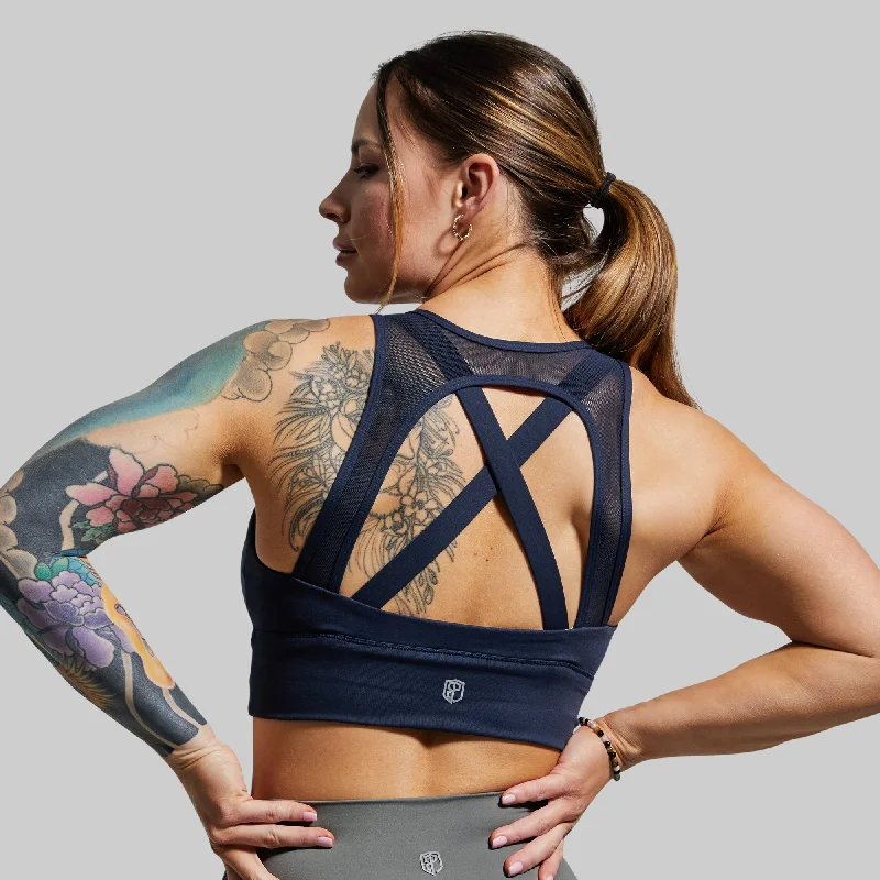 X-Factor Full Throttle Sports Bra (Navy)