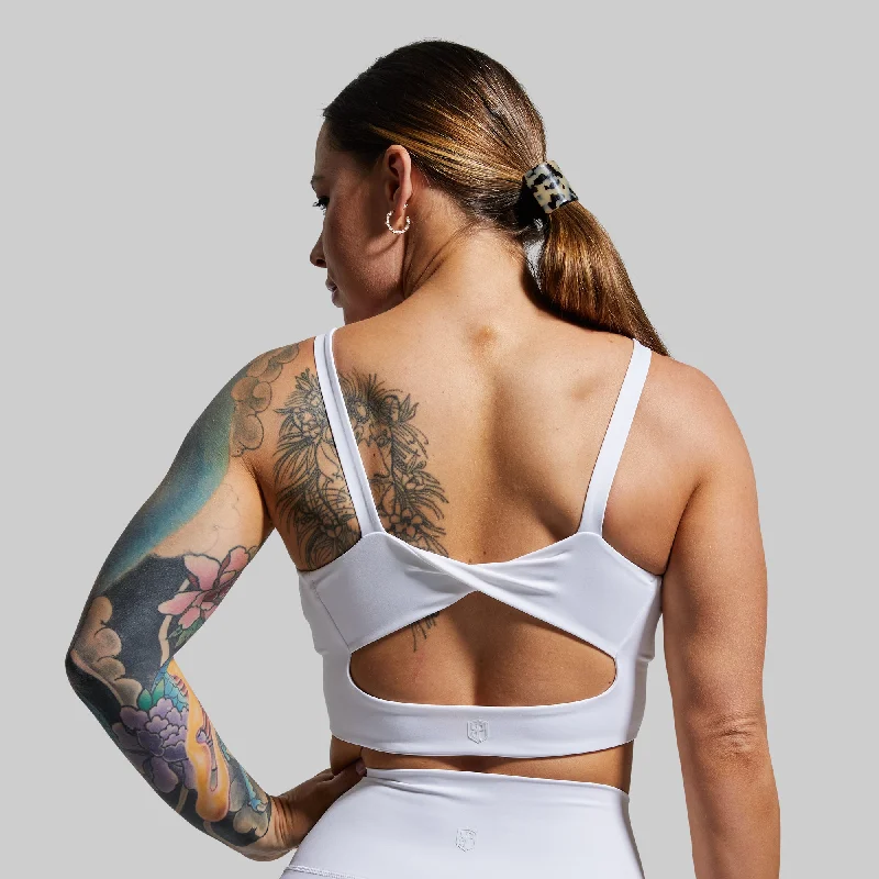 Your Go To Sports Bra (White)