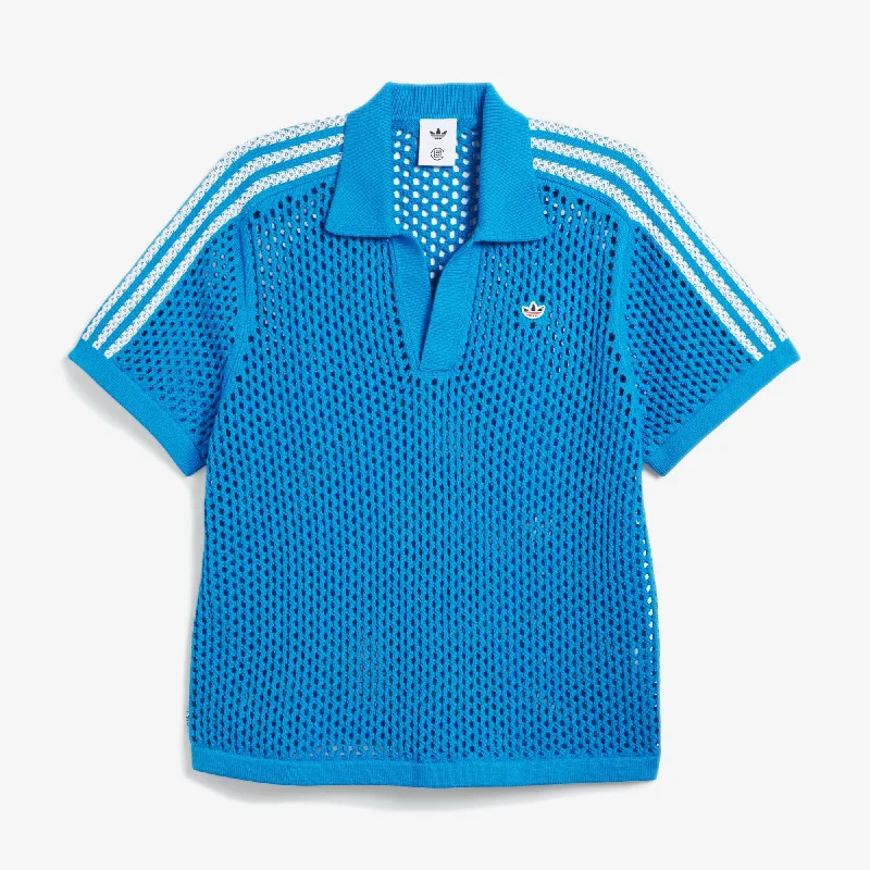 ADIDAS ORIGINALS | CLOT CROCHET POLO BY EDISON CHEN { BRIGHT BLUE