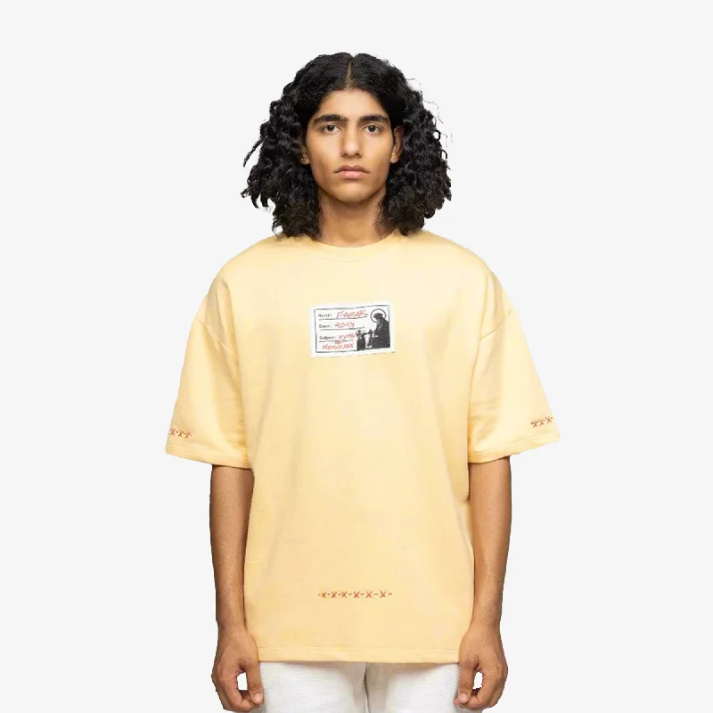 F A R A K | CALL OF FICTION 2.0 T-SHIRT { BEIGE/BEIGE