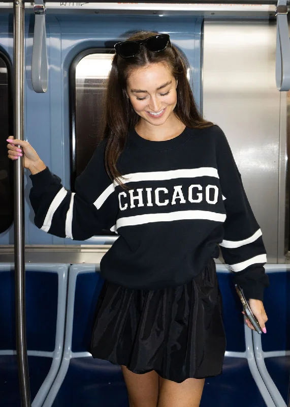 Chicago Rugby Crewneck - Black