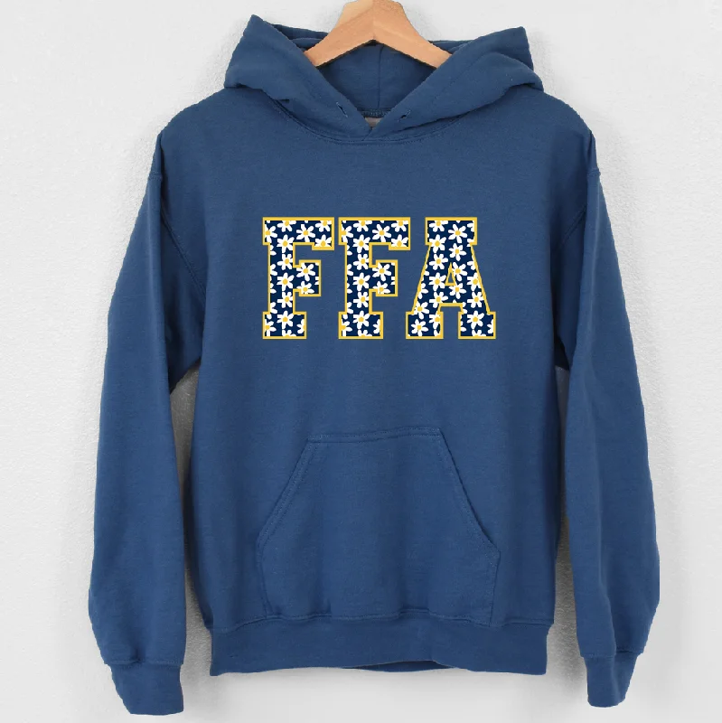 FFA Navy Daisy Hoodie (S-3XL) Unisex - Multiple Colors!