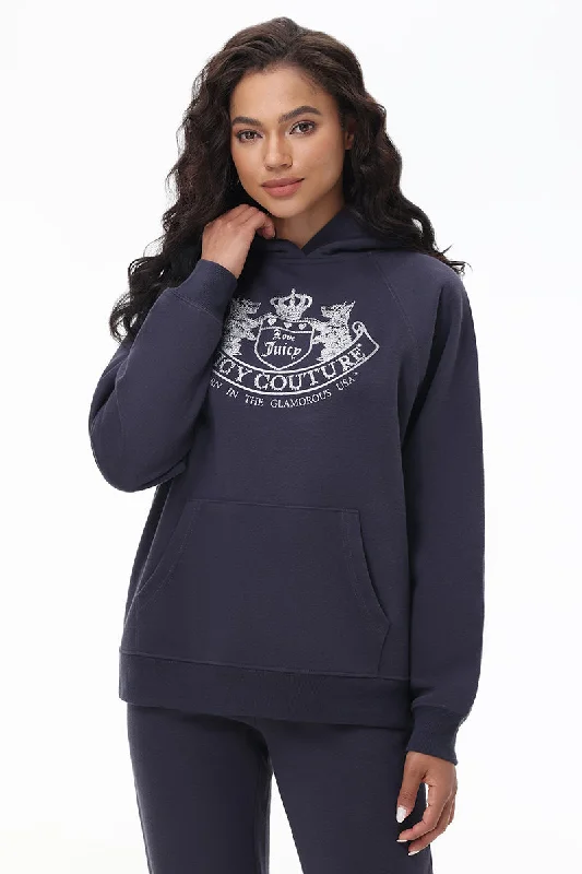 Oversized Fleece Scottie Dog Hoodie