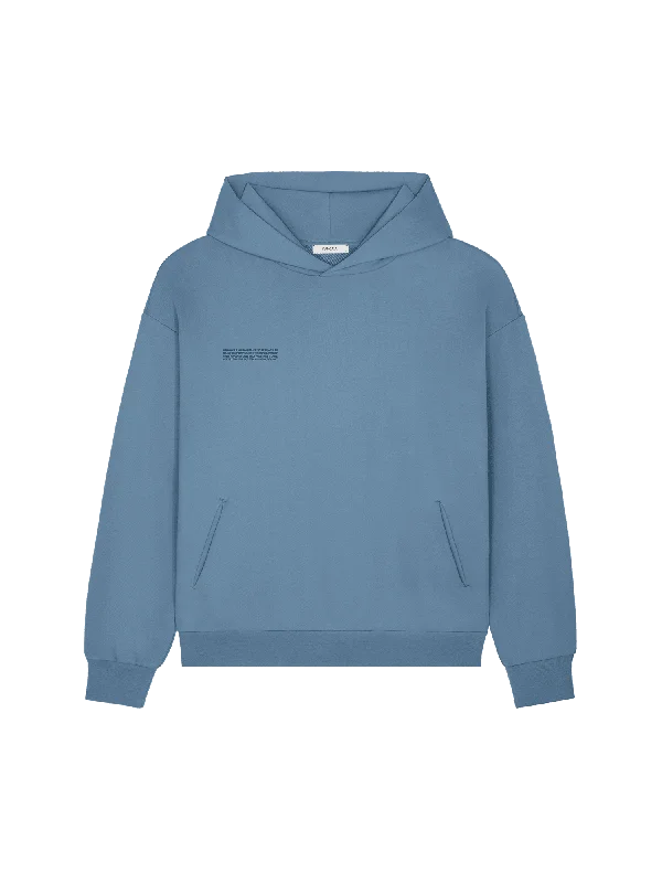 Mens 365 Midweight Hoodie—indigo blue