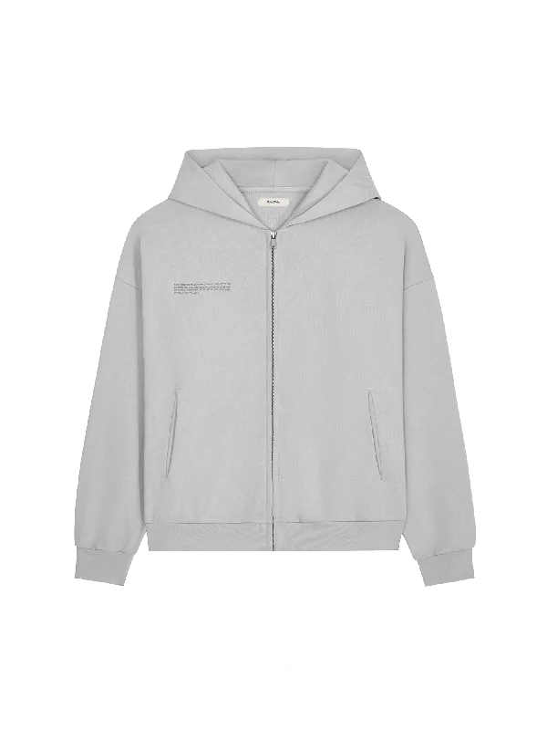 Mens Natural Dye Oversized Hoodie—midnight fog grey