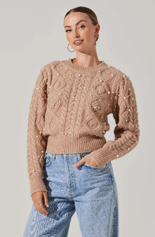 Pearl Embellished Sweater