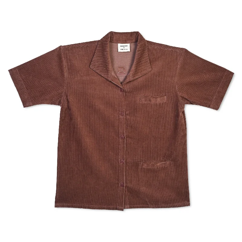 SUPERKICKS | CORDUROY SHIRT { MUD BROWN