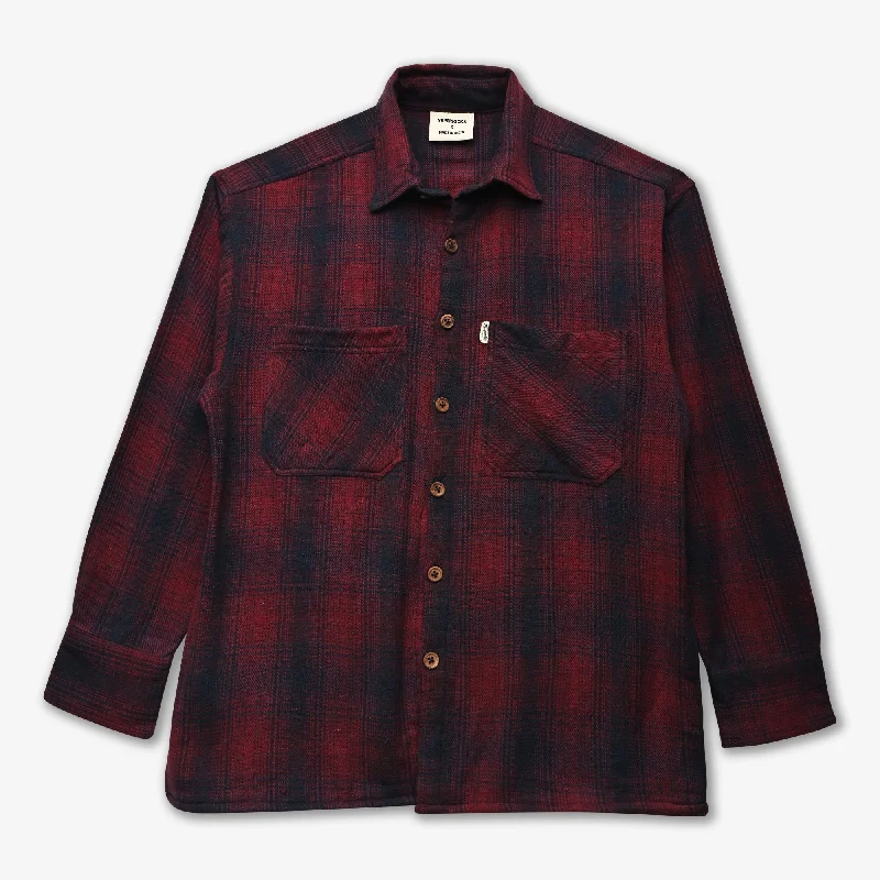 SUPERKICKS | FLANNEL SHIRT { MAROON