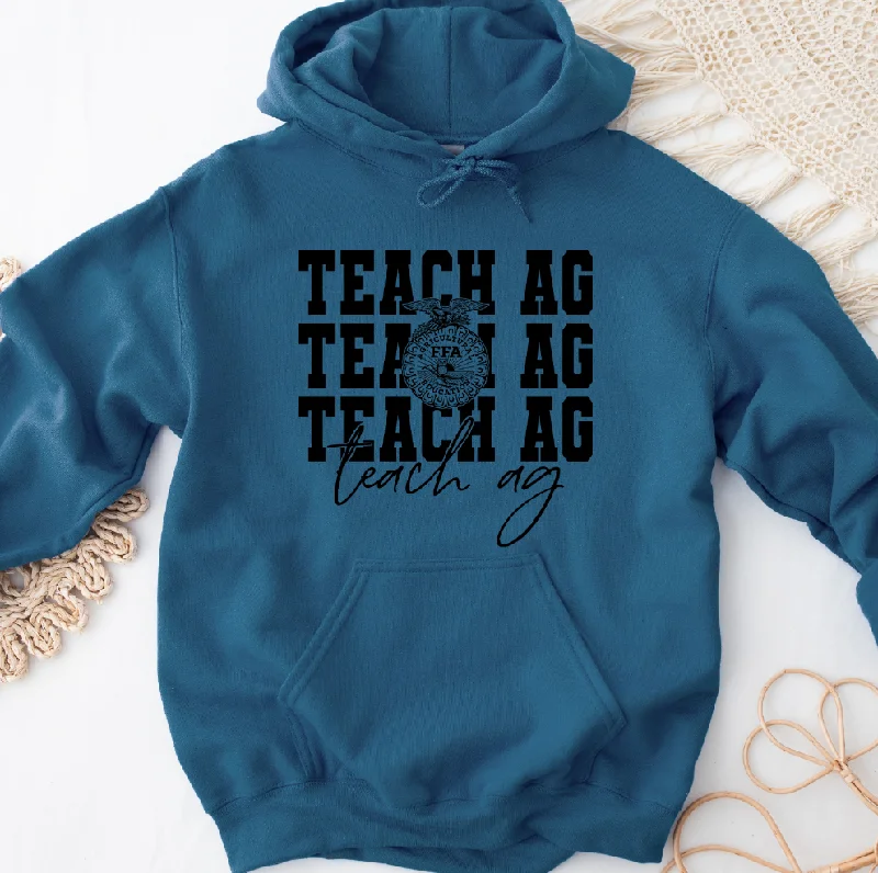 Teach AG Emblem Hoodie (S-3XL) Unisex - Multiple Colors!