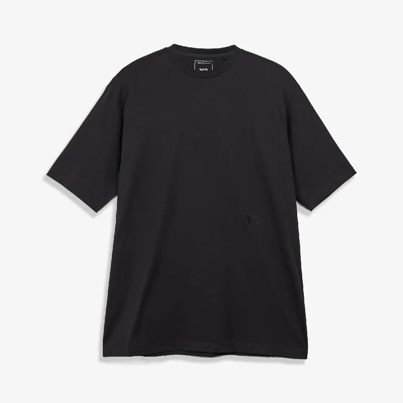 Y-3 |  BOXY SHORT SLEEVE TEE { BLACK